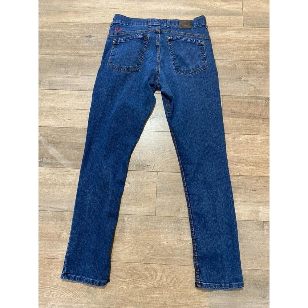 Origin Delta68 Mens 32X32 Tapered Relaxed Dark Stretch Jeans USA Made - Picture 10 of 12